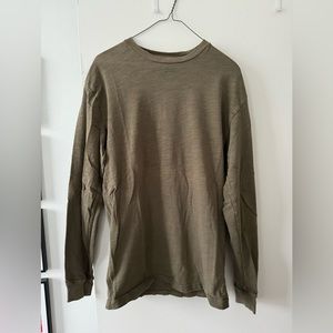 Kith army green long sleeve